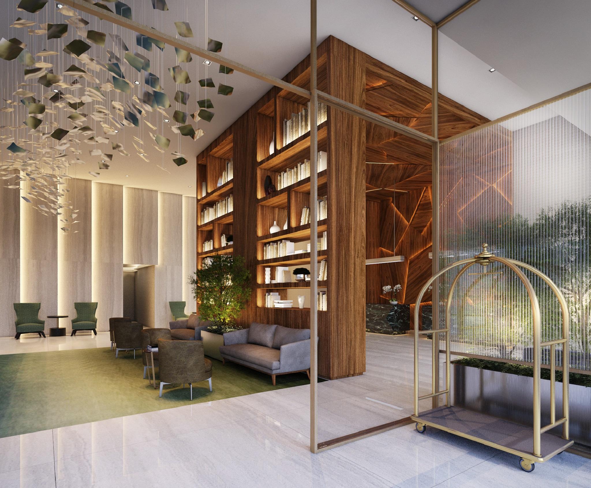 シェラトン サントス ホテル エクステリア 写真 The lobby of the hotel